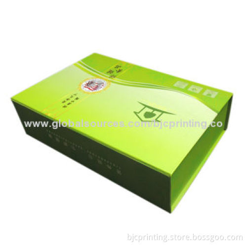 Stationary packing retail box, die cut